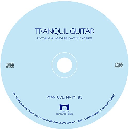 Tranquil Guitar CD - Soothing Music with Ocean Waves for Relaxation, Meditation and Sleep - by The Rhythm Tree - The Rest and Relaxation Series