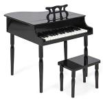 Kids Mini Grand Piano Toy with Bench and Songs
