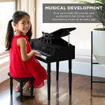 Kids Mini Grand Piano Toy with Bench and Songs