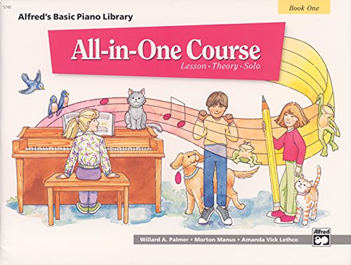 All-in-One Course for Children: Lesson, Theory, Solo, Book 1 (Alfred's Basic Piano Library) by Alfred Music