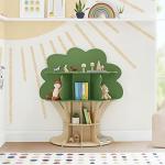 Delta Children Tree Bookcase - Green and Natural Design