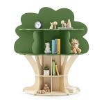 Delta Children Tree Bookcase - Green and Natural Design