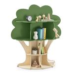 Delta Children Tree Bookcase - Green and Natural Design