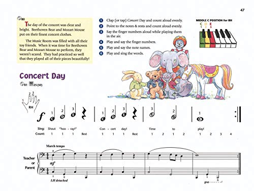 Music for Little Mozarts: Lesson Book 1 from Alfred Music