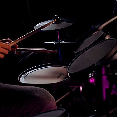 Asmuse Electronic Drum Set Kit for Adults Beginners with 8 inch Mesh Snare Electric Drum Set with Rim Shot and Cymbal Choke Function,USB MIDI Supported,2 Pairs of Drum Sticks &Headphone Set Included by Asmuse