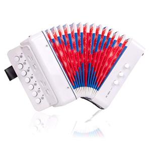 Kids' Button Accordion - 10 Keys, Lightweight, Fun!