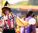 Dreokee 8-Inch Wooden Tambourine for Kids