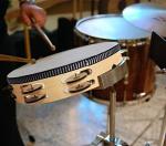 Dreokee 8-Inch Wooden Tambourine for Kids