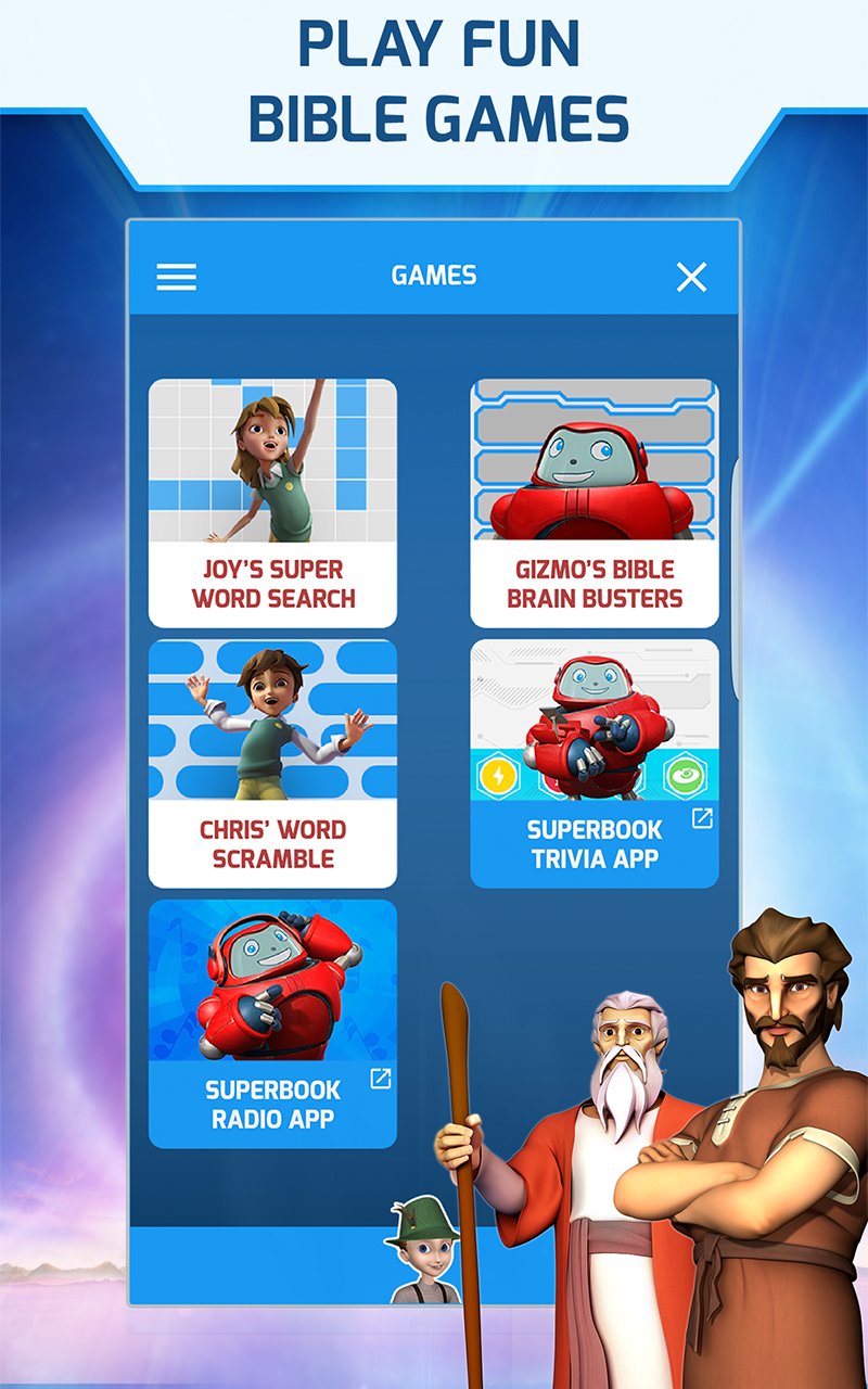 Superbook Kids Bible, Videos and Games by The Christian Broadcasting Network
