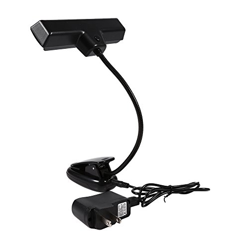 ALREMO HUANGXING - Clip-on Music Stand Light, AC 0V ~220V LED Clamp Light Clip on Bed Light Headboard Lamp Clamp Light, for(Battery Clip 0 Lights with USB+ Power Supply) from ALREMO