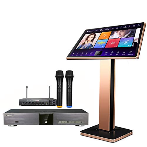 2023 New Chinese Karaoke Machine inandon-KV-V5 MAX Karaoke Player, with Reverb Wireless Microphone, 22-inch capacitive Touch Screen Free Cloud Download Function YouTube APP Online Play by inandon
