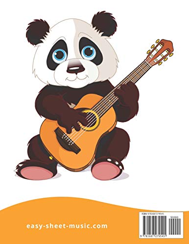 Easy Guitar Songs For Kids: 40 Fun & Easy To Play Guitar Songs for Beginners (Sheet Music + Tabs + Chords + Lyrics) by Independently published