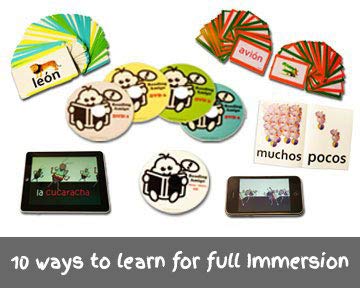 SPANISH FOR KIDS: Early Language Learning System (Spanish in just 20 minutes) Kid Start Spanish - 4 DVDs + Music CD + Large Book + 50 Flashcards + Games + Apps included. from Bamm Enterprises Inc.