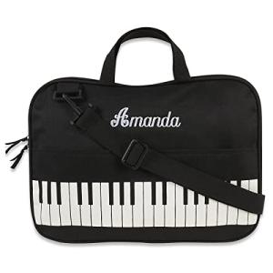Personalized Black Music Tote for Kids 11"x16