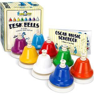 Colorful Hand Bells Set for Kids - 8 Notes