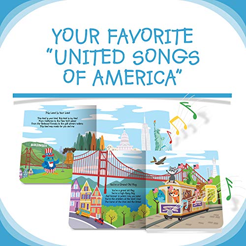DITTY BIRD Baby Sound Book: Our United Songs of America Musical Book is The Perfect Toys for 1 Year Old boy and 1 Year Old Girl Gifts. Educational Music Toys for Toddlers 1-3. Award-Winning! by Mema Publishing Ltd