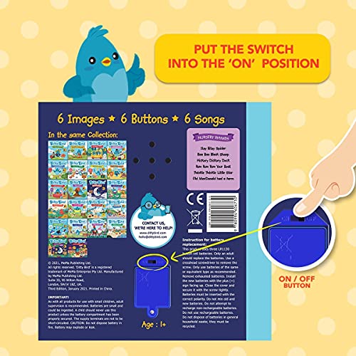 DITTY BIRD Baby Sound Book: Our United Songs of America Musical Book is The Perfect Toys for 1 Year Old boy and 1 Year Old Girl Gifts. Educational Music Toys for Toddlers 1-3. Award-Winning! by Mema Publishing Ltd