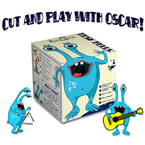 MINIARTIS Desk Bells Set for Kids | 8 Notes Diatonic Colorful Metal Hand Bells | Kids Musical Instruments | Music Songbook & Carry Case Included | Great Holiday Birthday Gift for Children from MiniArtis