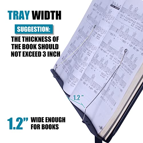 GLEAM Sheet Music Stand - Portable for Children and Carrying out Dual Use Desktop Book Stand by GLEAM