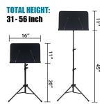 Kids Portable Sheet Music Stand - Dual Use