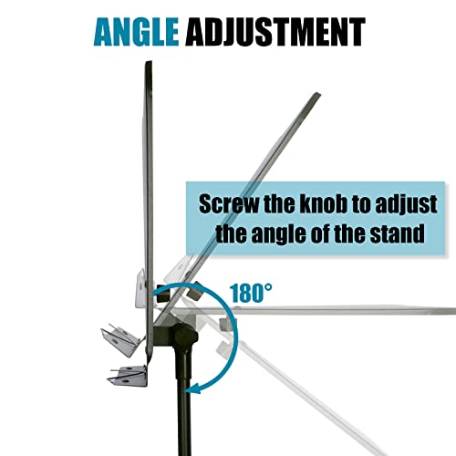 GLEAM Sheet Music Stand - Portable for Children and Carrying out Dual Use Desktop Book Stand by GLEAM