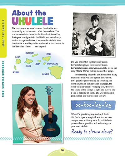 Kids' Ukulele Songbook: Learn 30 Songs to Sing and Play (Happy Fox Books) The Next Step for Kids with Basic Uke Skills, with Easy Instructions for New Chords and Notes, Pull-Out Chord Cards, and More from Happy Fox Books