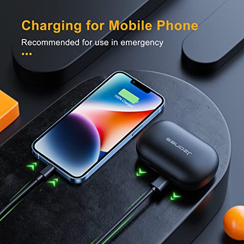 Wireless Earbuds Bluetooth Headphones 130Hrs Playtime with 2500mAh Wireless Charging Case LED Diaplay Hi-Fi Waterproof Over Ear Earphones for Sports Running Workout Gaming by Jzones