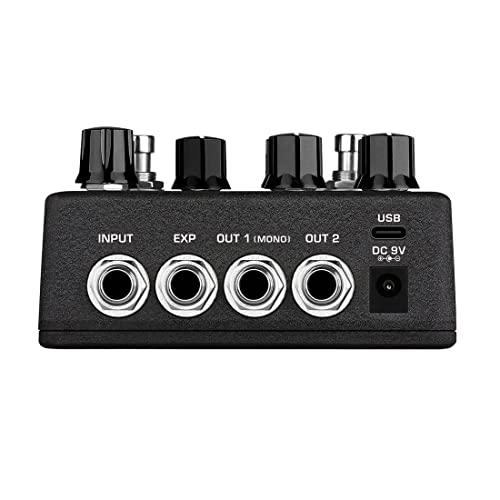 NUX NDD-7 TAPE ECHO Delay Effects Pedal,Up to 1600ms Stereo Delay Time,7 Repro-Tape Heads Combinations and Reverb by Cherub Technology Co.,Ltd