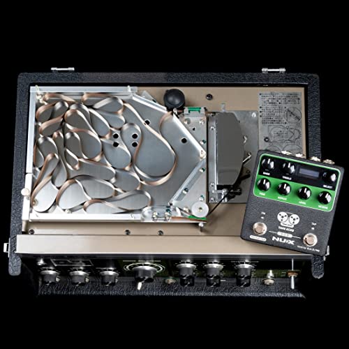 NUX NDD-7 TAPE ECHO Delay Effects Pedal,Up to 1600ms Stereo Delay Time,7 Repro-Tape Heads Combinations and Reverb by Cherub Technology Co.,Ltd