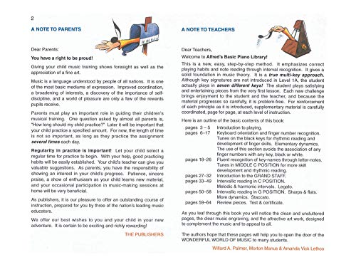 Alfred's Basic Piano Library Lesson Book, Bk 1A: Book & CD (Alfred's Basic Piano Library, Bk 1A) from Alfred Music