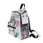 OREZI Unicorn Backpack for Kids - Music Floral Style