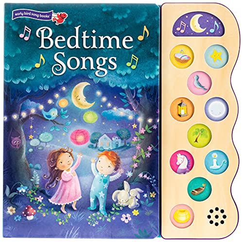 Bedtime Songs: 11-Button Interactive Children's Sound Book (Early Bird Song) from Cottage Door Press