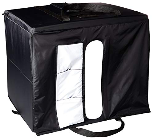 Amazon Basics Portable Foldable Photo Studio Box with LED Light, 1 Count (Pack of 1), Black, 25 x 30 x 25 Inches by Amazon