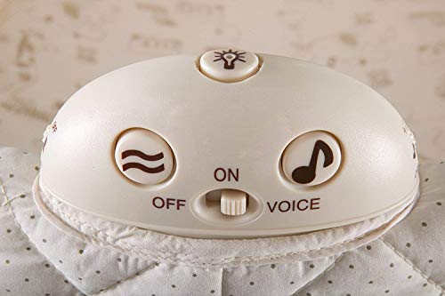 Delta Children Rocking Bedside Bassinet - Portable Crib with Lights Sounds and Vibrations, Play Time Jungle from Delta Children's Products