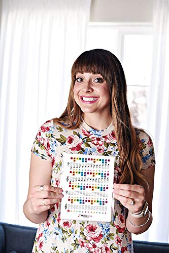 Best Adhesive Piano Key Note Keyboard Stickers for Adults & Children's Lessons, FREE E-BOOK, Great for Beginners Sheet Music Books, Recommended by Teachers to Learn to Play Keys & Notes Faster by Recital Ready