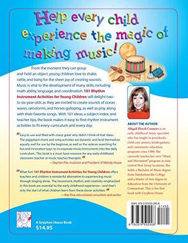 101 Rhythm Instrument Activities for Young Children