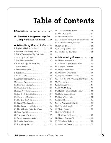101 Rhythm Instrument Activities for Young Children
