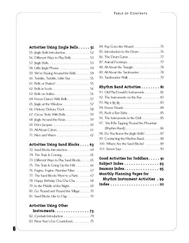 101 Rhythm Instrument Activities for Young Children
