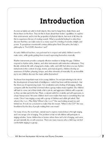 101 Rhythm Instrument Activities for Young Children