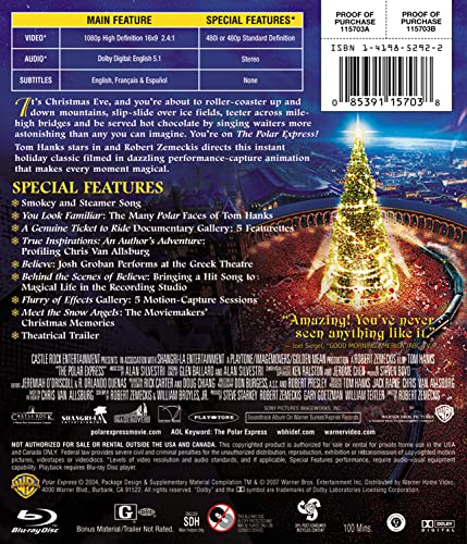 The Polar Express [Blu-ray] from Studio Distribution Services