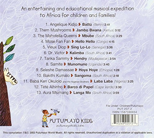 Putumayo Kids African Playground CD by Putumayo World Music