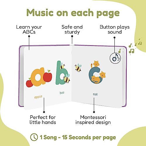 Cali's Books ABC Song. Sound Book for Children - Best Interactive Musical Book for Toddlers. Educational Toy for Toddlers Ages 2-4. Alphabet Learning Kids Books with Music. Award Winner from Cali's Books