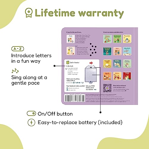 Cali's Books ABC Song. Sound Book for Children - Best Interactive Musical Book for Toddlers. Educational Toy for Toddlers Ages 2-4. Alphabet Learning Kids Books with Music. Award Winner from Cali's Books