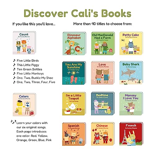 Cali's Books ABC Song. Sound Book for Children - Best Interactive Musical Book for Toddlers. Educational Toy for Toddlers Ages 2-4. Alphabet Learning Kids Books with Music. Award Winner from Cali's Books