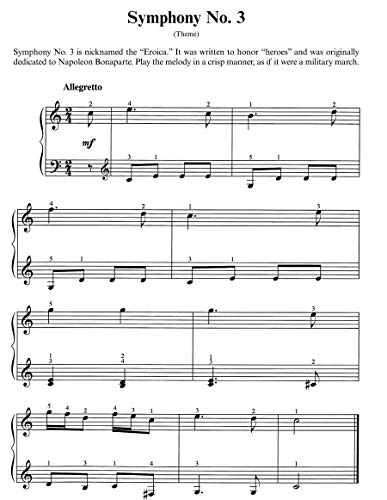 A First Book of Beethoven: 24 Arrangements for the Beginning Pianist with Downloadable MP3s (Dover Music for Piano)