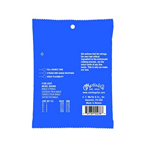 Martin Strings,Vega Banjo 700,5 Str,Light by KMC Music Inc