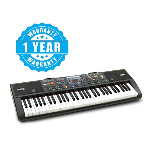 Plixio 61-Key Digital Electric Piano Keyboard & Sheet Music Stand - Portable Electronic Keyboard for Beginners (Kids & Adults) by Plixio