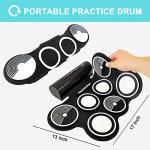 Kids' Roll Up Electronic Drum Set with Speakers