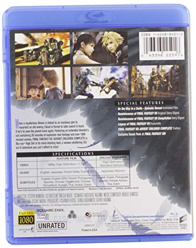 Final Fantasy VII: Advent Children (Complete) [Blu-ray] from Sony Pictures Home Entertainment