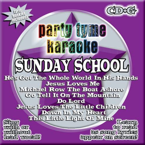 Party Tyme Karaoke - Sunday School (8+8-song CD+G) by Sybersound